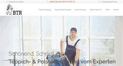 Desktop Screenshot of berliner-teppichreinigung.de